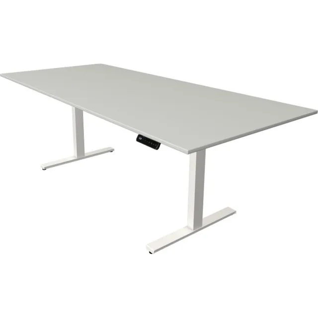 Kerkmann Zit sta bureau Move-3 licht grijs 225x100cm elektrisch verstelbaar