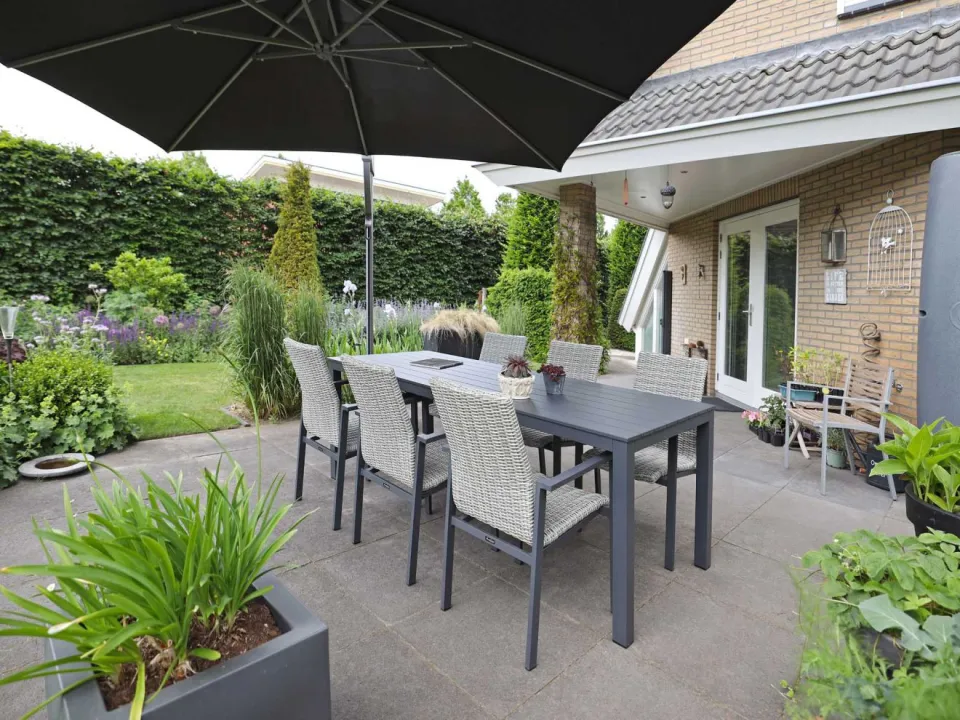 Manifesto Furniture Manifesto Villongo dining tuinstoel stapelbaar grijs, foto 4