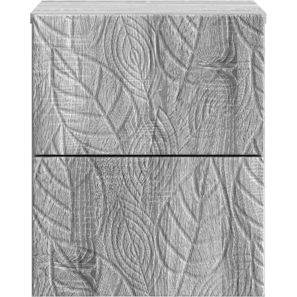 vidaXL Wandbeugel Bedkast Grijs Sonoma 34,5 x 33 x 40 cm Bewerkt hout, foto 4