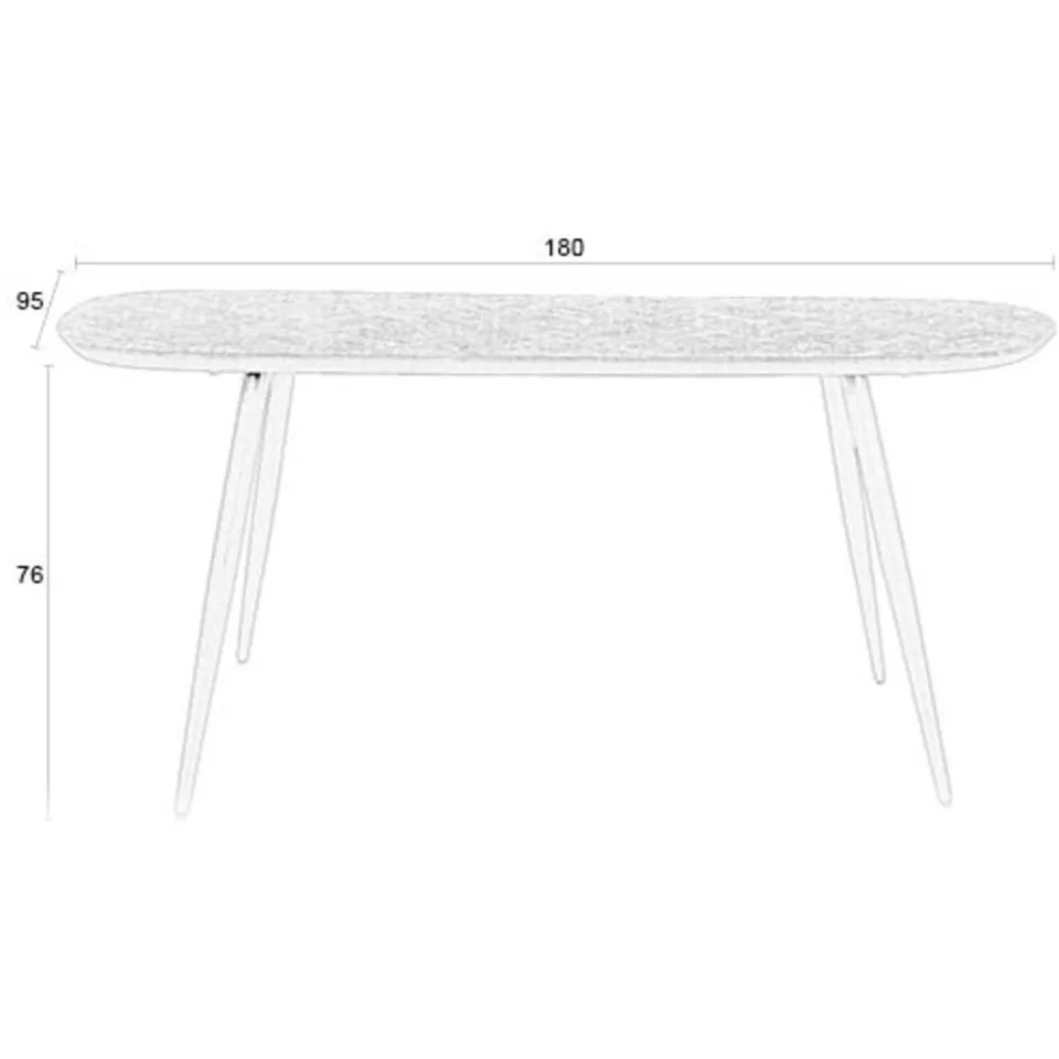 Housecraft Living eetkamertafel Webster donkerbruin, foto 2