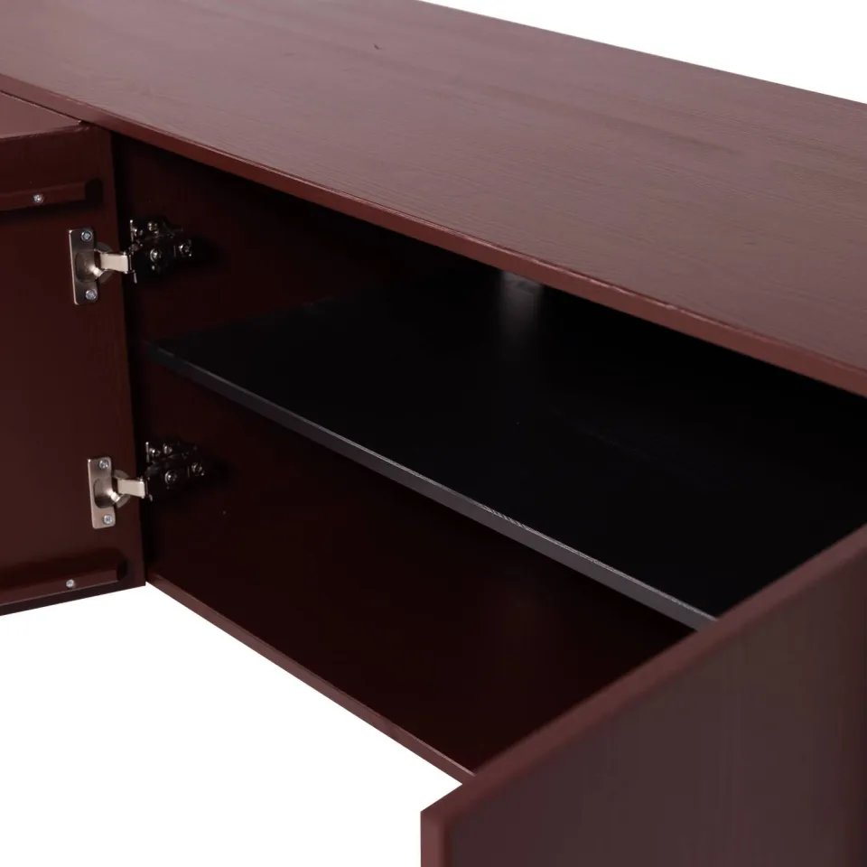 WOOOD Gunnar tv-meubel bordeauxrood, foto 6