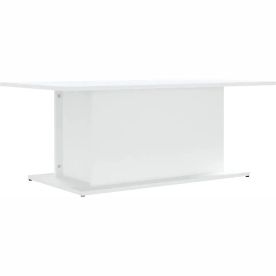 vidaXL Salontafel 102x55,5x40 cm bewerkt hout witr, foto 3