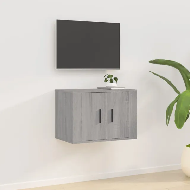 vidaXL Tv-wandmeubel 57x34,5x40 cm grijs sonoma eikenkleurig, foto 2