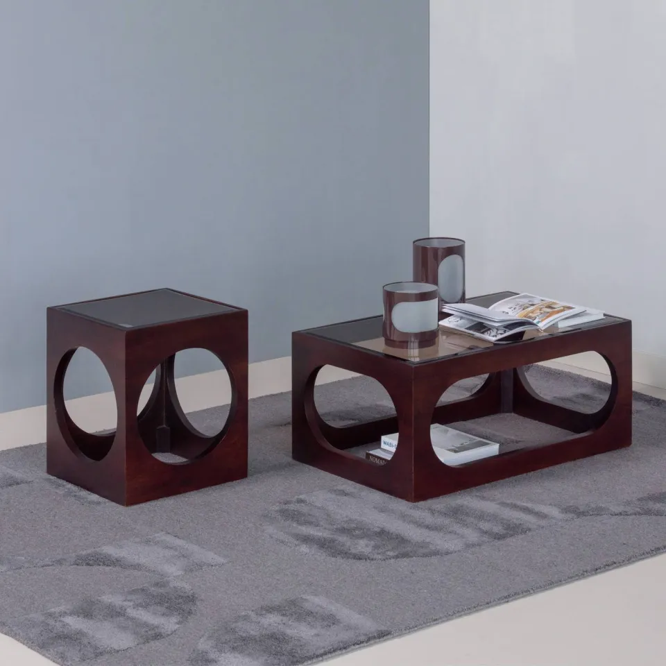 WOOOD Trax Salontafel - Acaciahout - Bruin - 35x77x50, foto 2