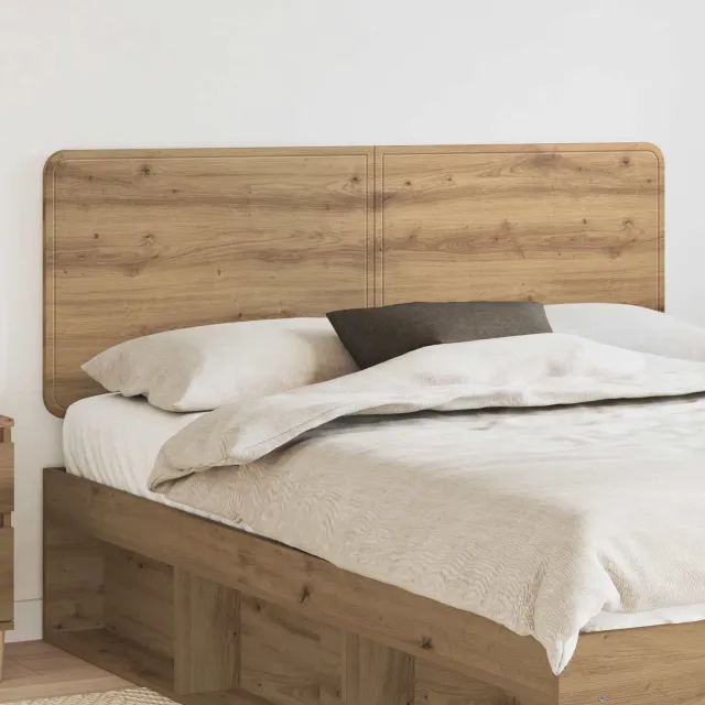 vidaXL Hoofdbord Artisan Eiken Bewerkt hout Bruin