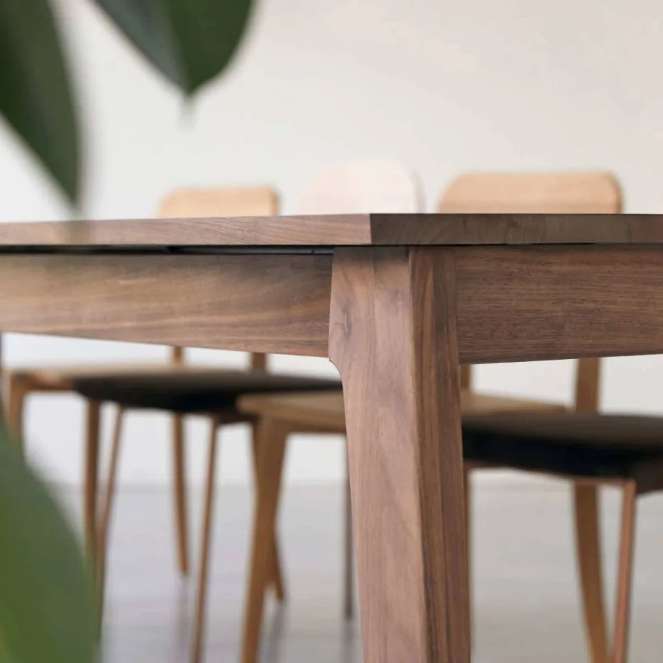 Tikamoon Esmée uitschuifbare eettafel bruin, foto 5