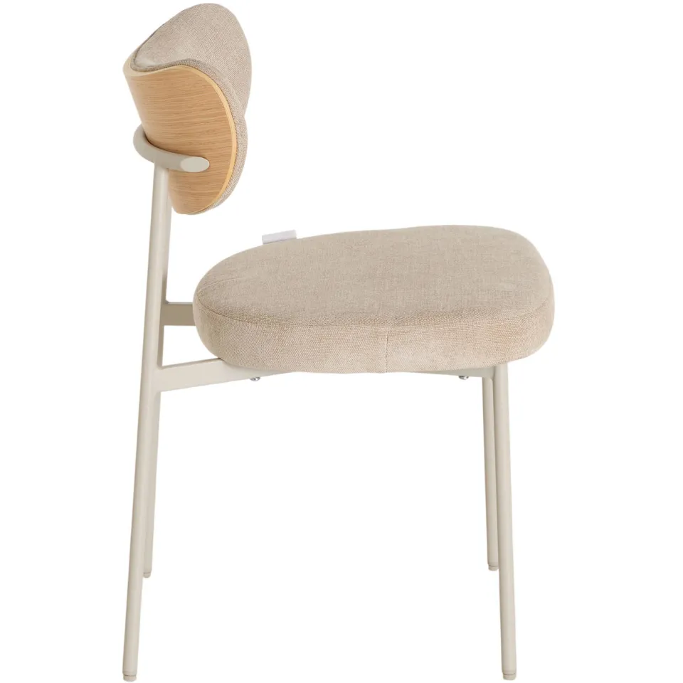 NOUS Living eetkamerstoel Furo beige, foto 5