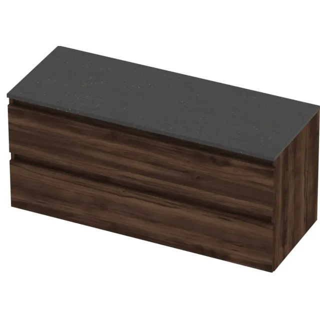Basic-Line Deck 46 Badmeubelset Greeploos 120x46x58 cm D46BSEBA120 Barista Oak Blue Stone Grijs