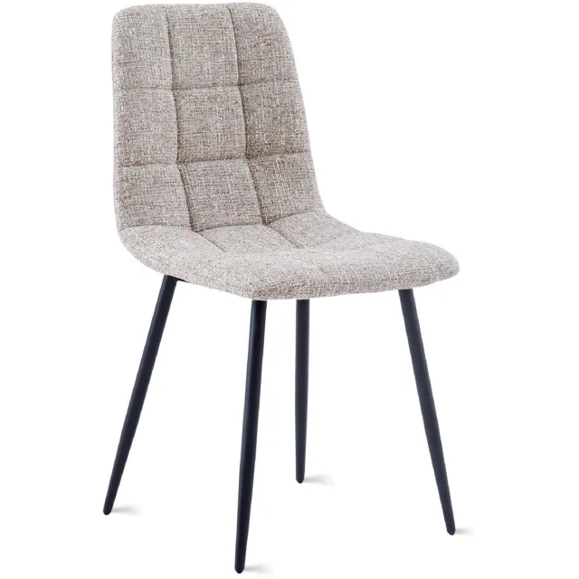 Set van 2 - Nest of Nora Design Eetkamerstoelen Noa - Stof - Dune beige