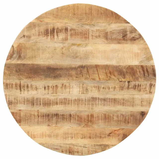 vidaXL Tafelblad rond 15-16 mm 70 cm massief mangohout Bruin