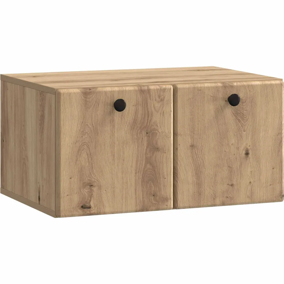 vidaXL Wandbeugel TV-kast 59,5 x 41 x 30 cm Artisanaal eiken, foto 3