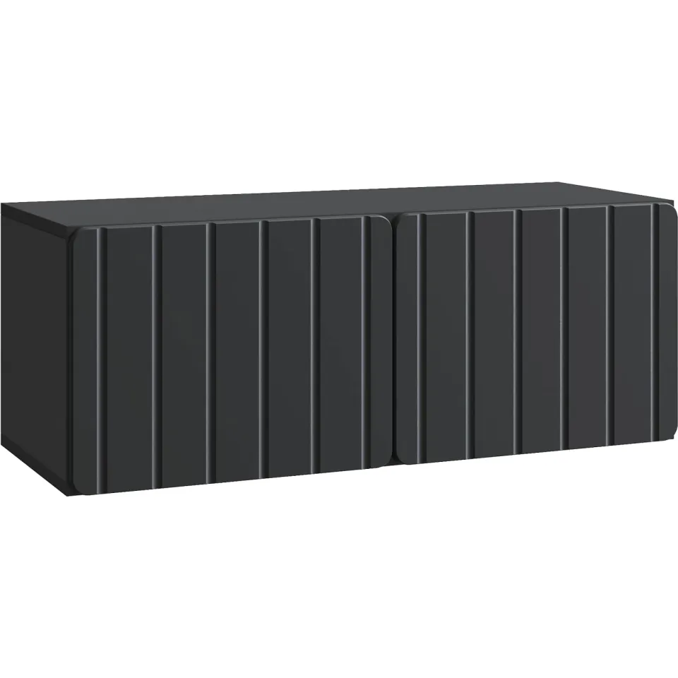 vidaXL Wandbeugel TV-kast 78,5 x 31 x 30 cm Zwart Bewerkt hout, foto 3