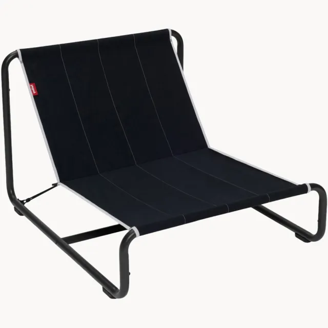 fatboy Loungebank Beanbase Antraciet, Zwart