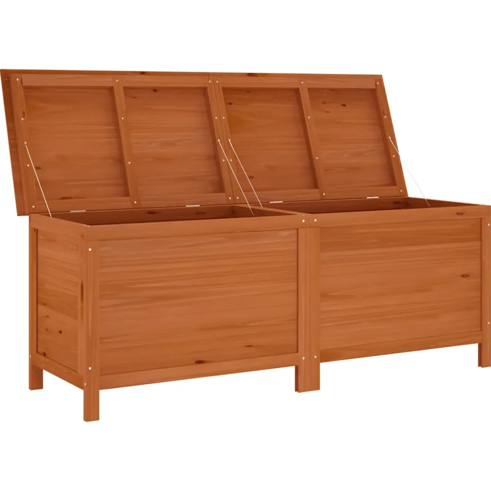 vidaXL Tuinbox 150x50x56,5 cm massief vurenhout bruin