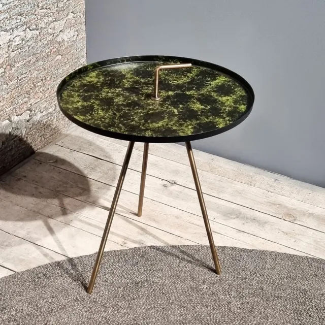 Benoa Saphire Bijzettafel Brass