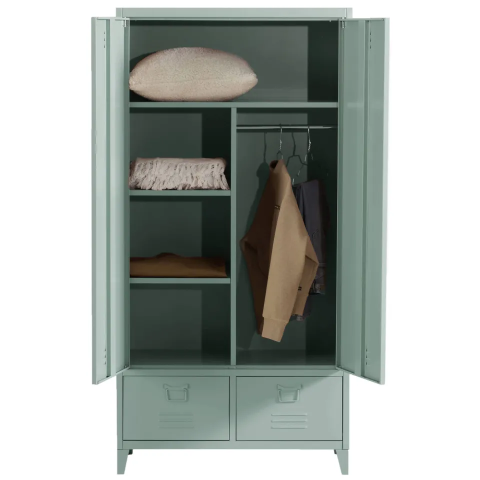 NOUS Living Jackson kledingkast dusty blue, foto 4