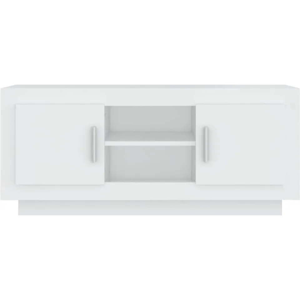 vidaXL Tv-meubel 102x35x45 cm bewerkt hout wit, foto 4
