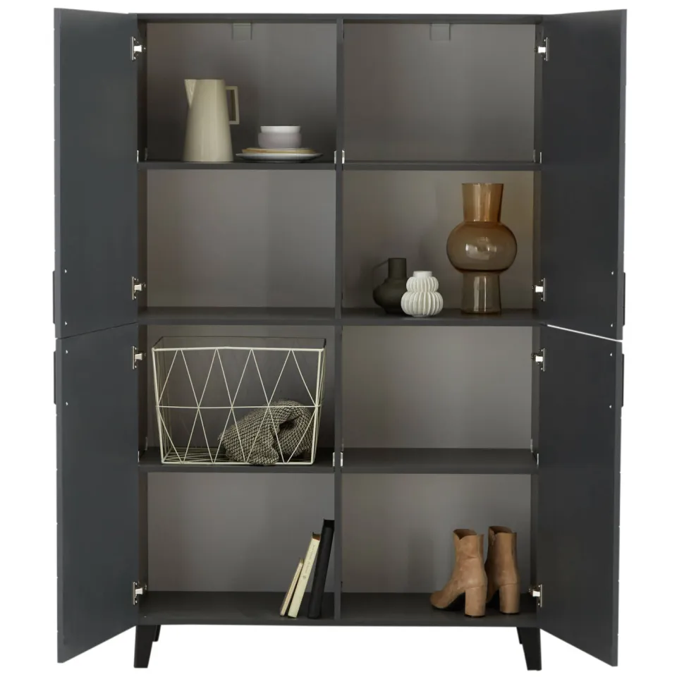 NOUS Living opbergkast Silk antraciet, foto 3
