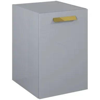 Elita Wastafelonderkast Ness 40cm - Lichtgrijs Glanzend - Met 1 Deur