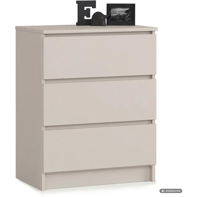 Akord Ladekast K60 / Kasjmier / 60 cm / 3 Lades / 60 x 40 x 77 cm