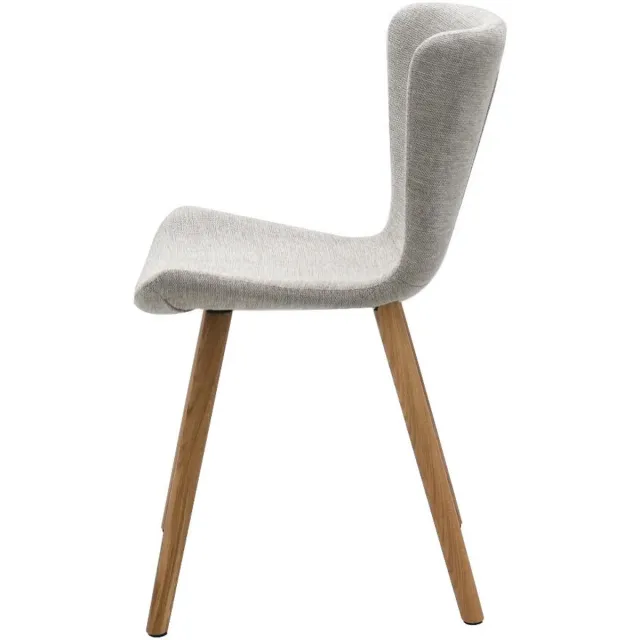 Meubelplaats Eetkamerstoel Teslin eiken - Zand - eetkamerstoelen set van 2