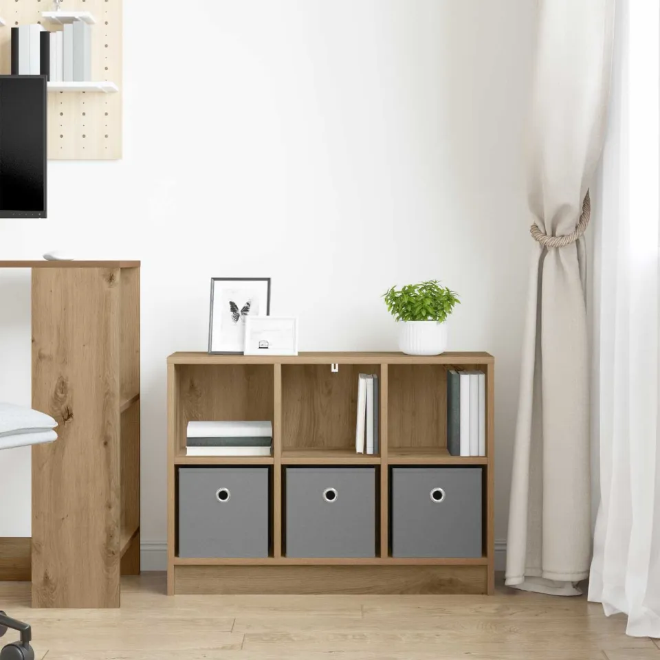 vidaXL Dressoir Artisan Eiken 73,5 x 22,5 x 53,5 cm, foto 4