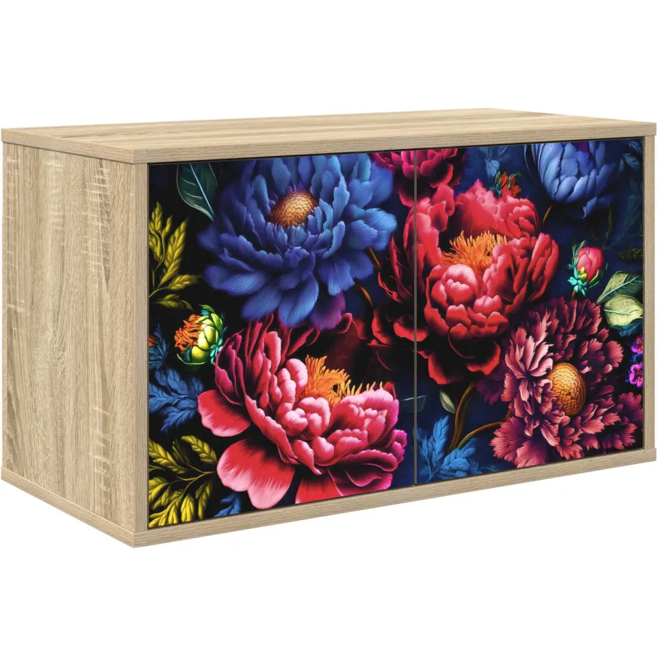 vidaXL Wandgemonteerd tv-meubel KIEL 69 x 33 x 40 cm Sonoma Eiken, foto 3