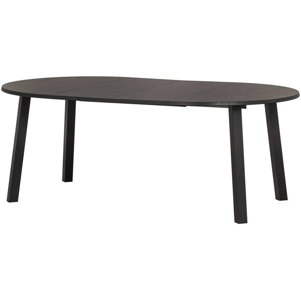 WOOOD Janne Uitschuifbare Eettafel Rond 120Ø cm - Eiken - Dakargrau, foto 2