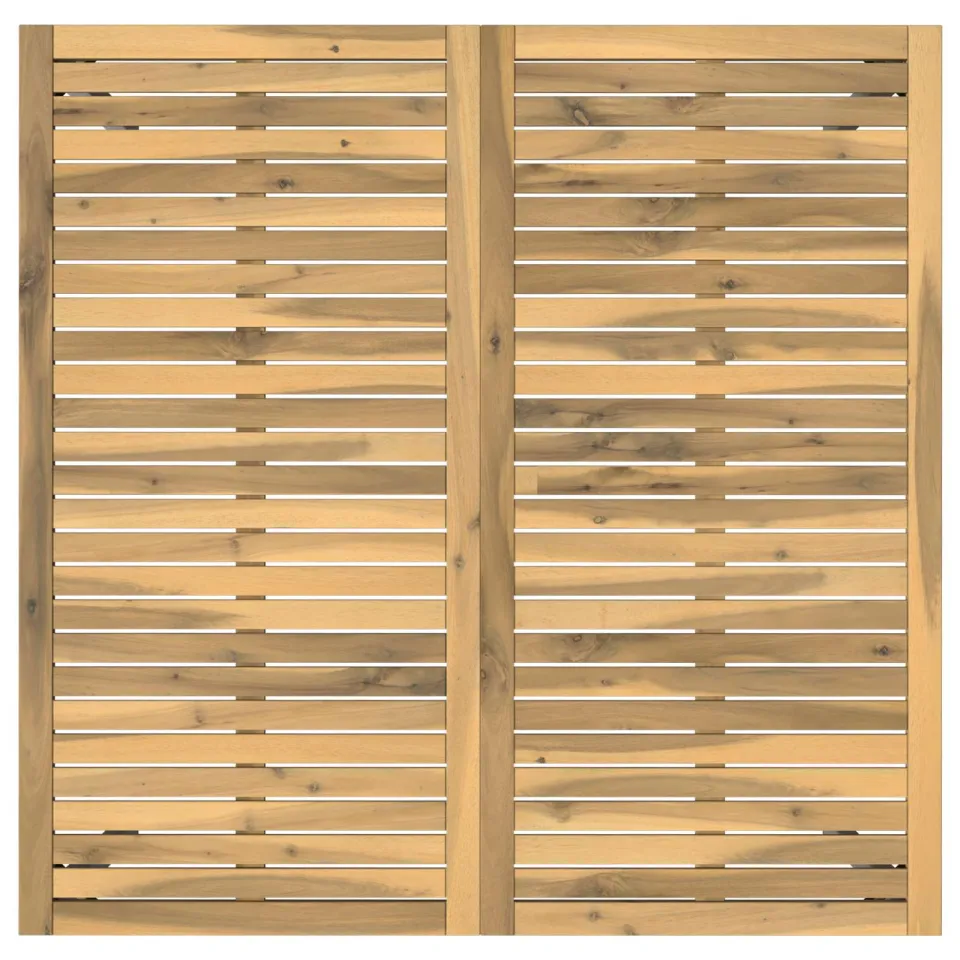 vidaXL Tuindiner tafel NAARDEN Witgewassen 110 x 108,5 x 75 cm, foto 4