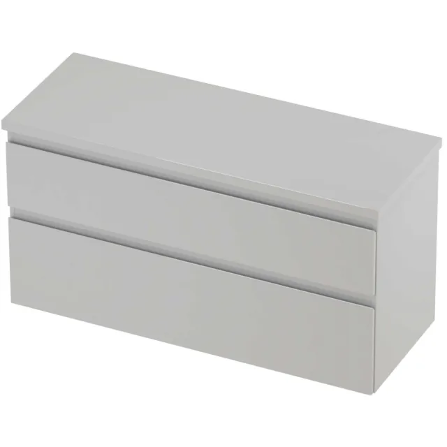 Proline Deck Badmeubelset Asymmetrisch 120x46x55 cm Hoogglans Wit