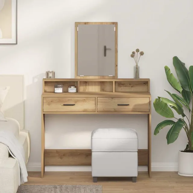 vidaXL Plafondtafel Artisan Eiken 100 x 41 x 140 cm Bewerkt hout, foto 2