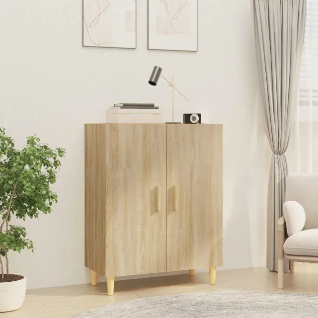 vidaXL Dressoir 70x34x90 cm bewerkt hout sonoma eikenkleurig, foto 2