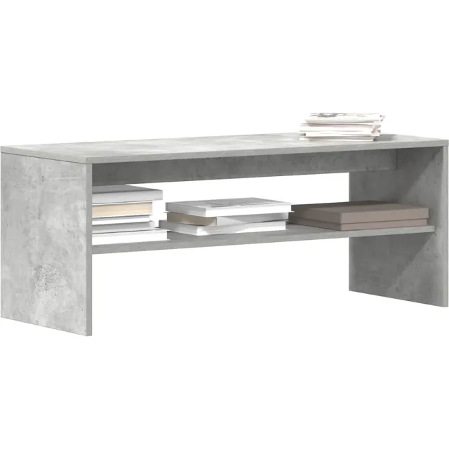 vidaXL Tv-meubel 100x40x40 cm bewerkt hout betongrijs