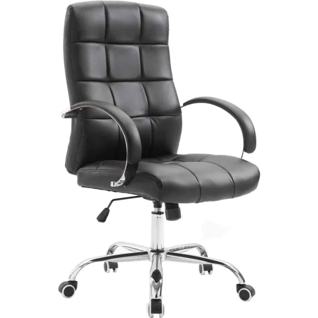 CLP Mikos Bureaustoel - Ergonomisch - Voor volwassenen - Kunstleer - zwart