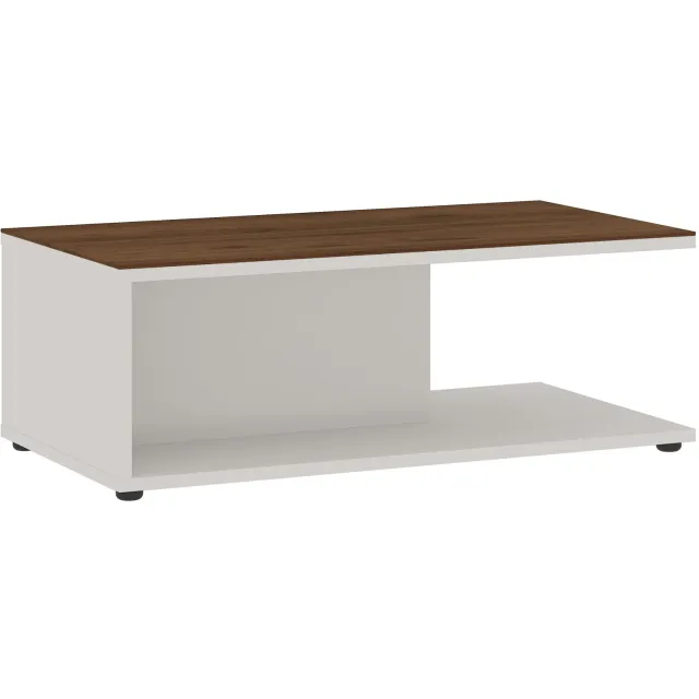 salontafel Amalfi zand-walnoot Zand/Bruin