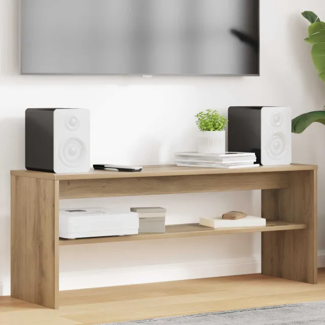 vidaXL TV-kast 100 x 30 x 40 cm Artisan Eiken Bewerkt hout Bruin