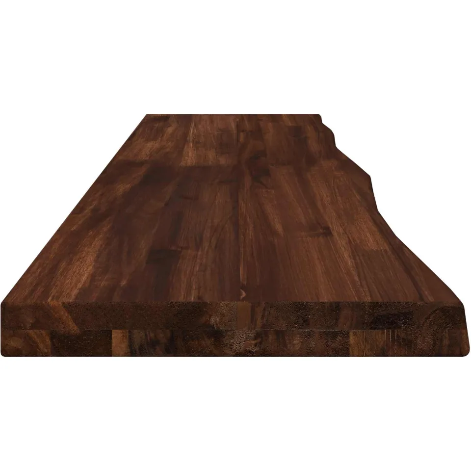 vidaXL Rechthoekig Tafelblad 130 x 20 x 3,2 cm Rechthoekig Bruin