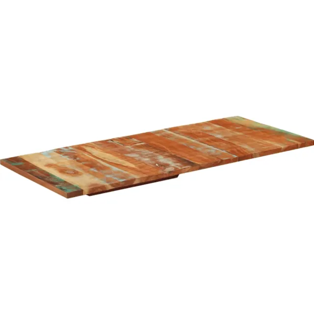 vidaXL Tafelblad rechthoekig 25-27 mm 60x140cm massief gerecycled hout Meerkleurig