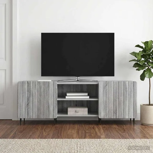 vidaXL TV-kast Grijs sonoma 150 x 31 x 52 cm Bewerkt hout, foto 2
