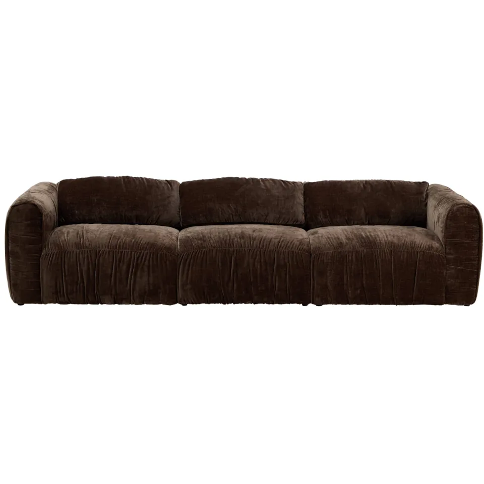 NOUS Living 3-zitsbank Kaia Bruin