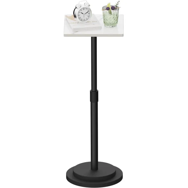 Duraxl Salontafel verstelbare hoogte - 45-78 cm - Wit