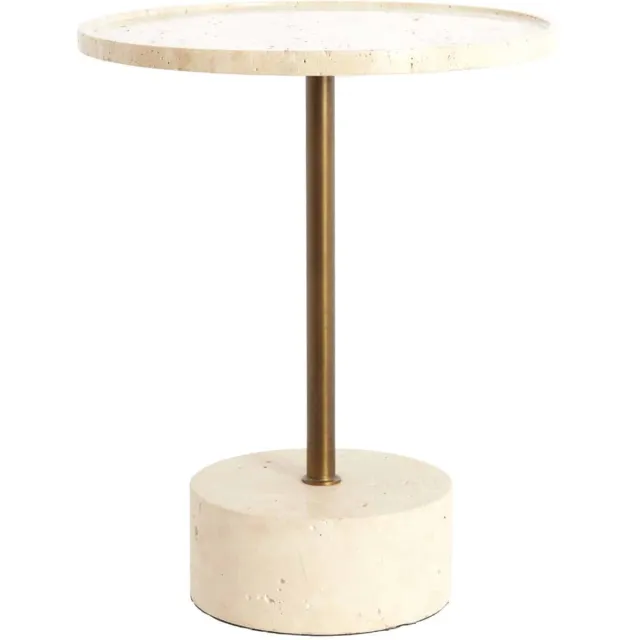Light & Living Bijzettafel Civita - Bruin - Ø41x53cm - Modern
