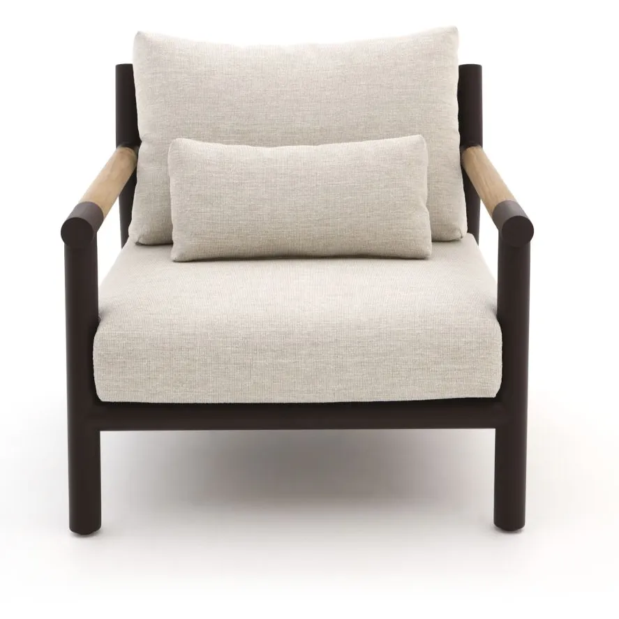 Zavelli Divina lounge tuinstoel taupe, foto 3