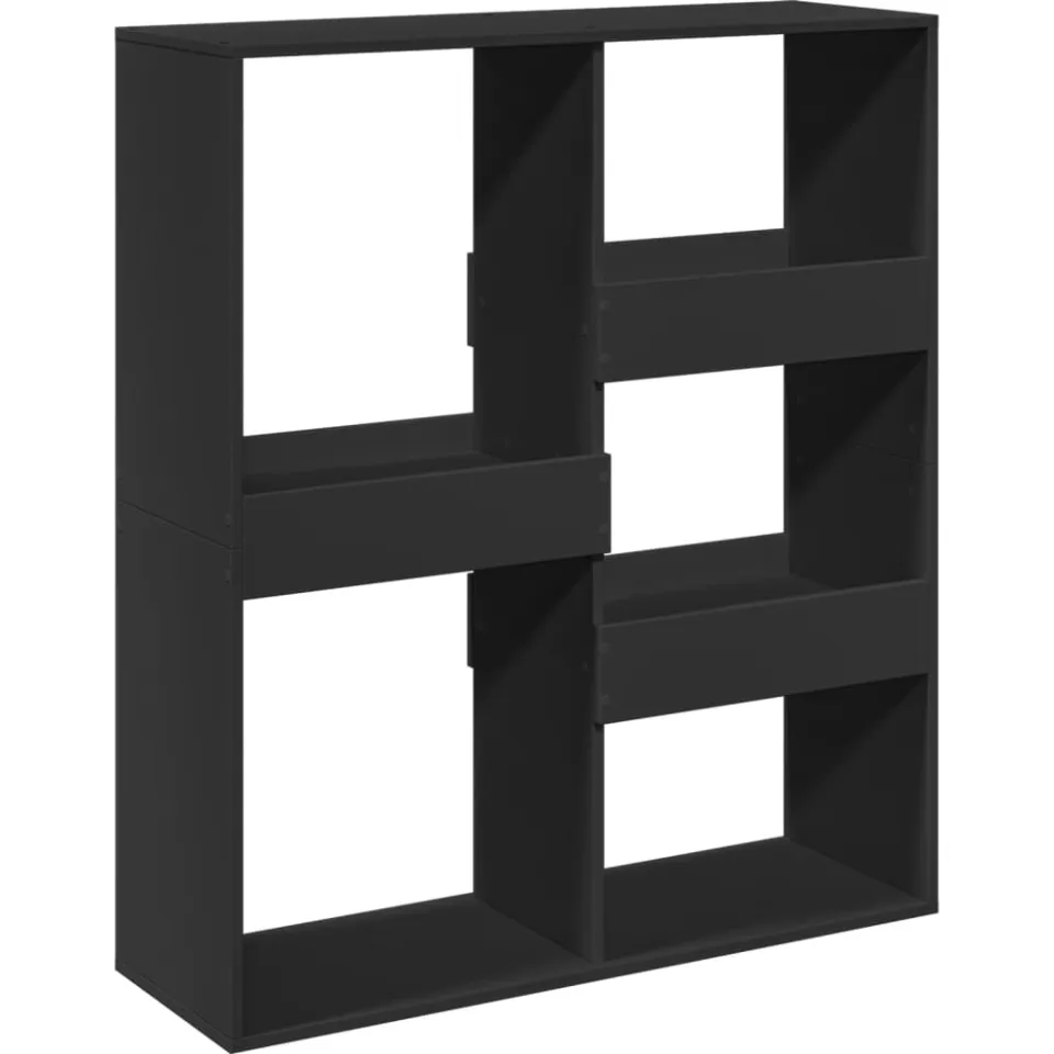 vidaXL Boekenkast / kamerscherm 100x33x115 cm zwart, foto 4