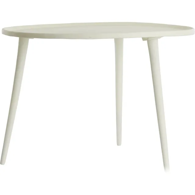 Light & Living Bijzettafel BABINA - Ø59x41cm - Wit