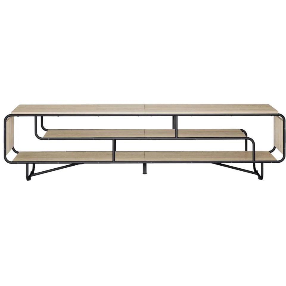 vidaXL TV-standaard 180 x 36 x 45 cm Sonoma Eiken Bewerkt hout Bruin