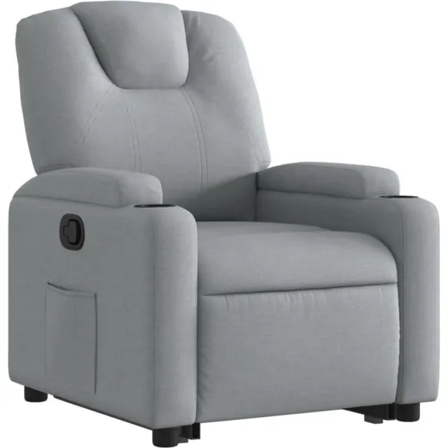 Thuys Sta Op Stoel Elektrisch – Relaxfauteuil Verstelbaar – Fauteuil Voor Ouderen – 74 x 88 x 97cm – Lichtgrijs
