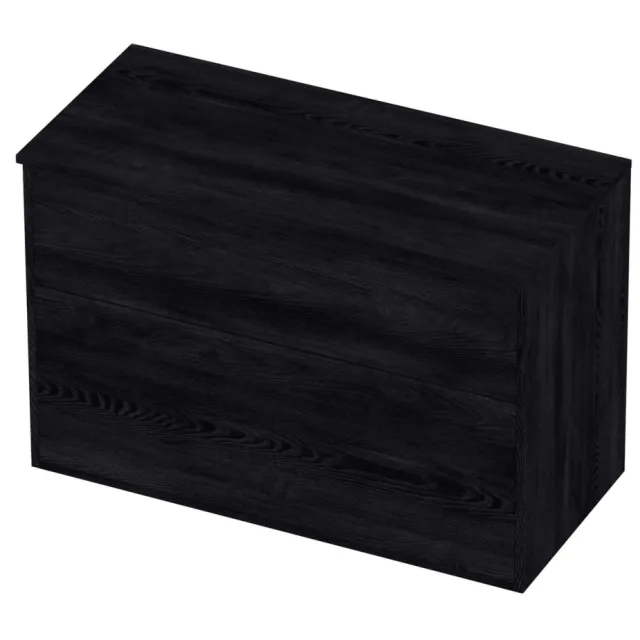 Proline Deck Badmeubelset Voor Grepen Asymmetrisch Kader 100x46x67 cm Black Oak Eiken