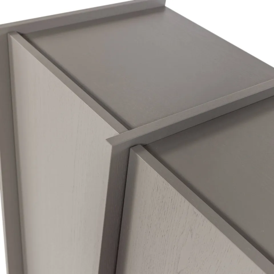 WOOOD Brock 2-deurs kledingkast warmgrijs warm grey, foto 6