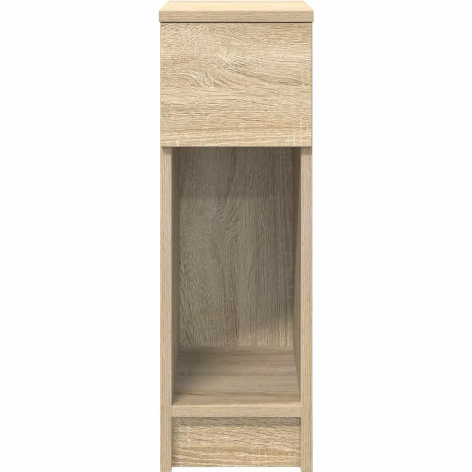 vidaXL Nachtkastjes 2 st met lade 20x36x60 cm sonoma eikenkleurig, foto 4